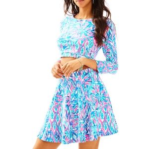 Lilly Pulitzer Vibrant Blue and Pink Dress